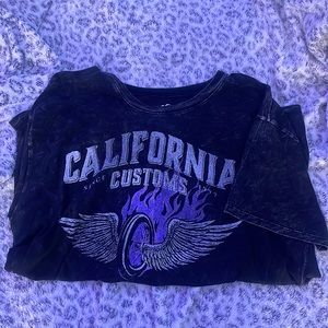 Hollister oversized graphic tee